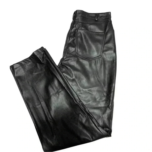 ACW STRAIGHT LEG LEATHER PANTS SIZE 9 Women - Picture 2 of 7
